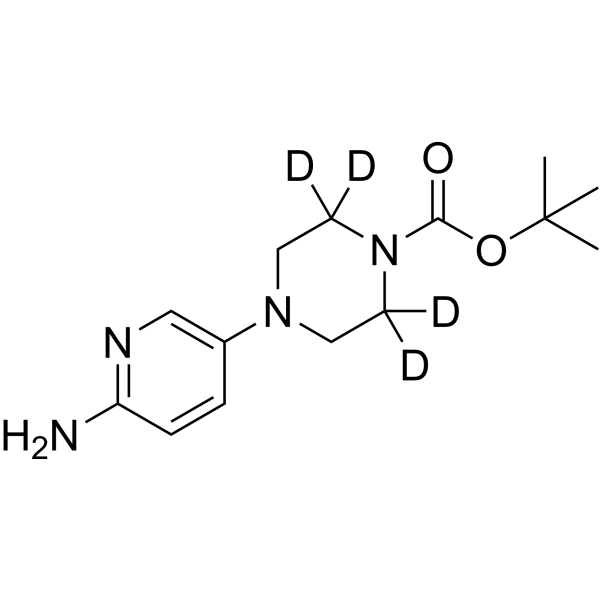 tert-Butyl 4-(6-aminopyridin-3-yl)piperazine-1-carboxylate-d4 1808106-94-6